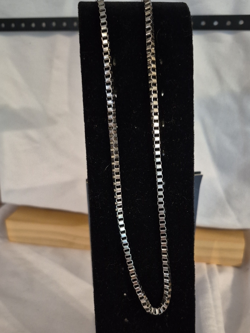 Creed Silver-Tone Box Chain Men's Necklace